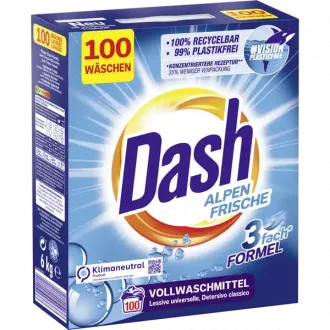Dash alpen frische prach na pranie  (100praní)